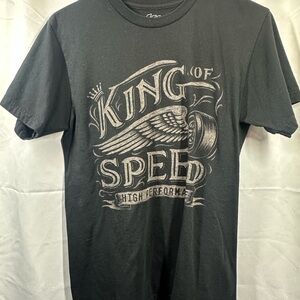 King of Speed Graphic Tee - Black